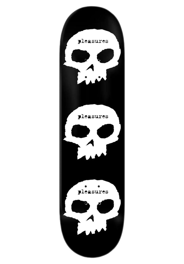 X Pleasures 3 Skull black Vorderansicht