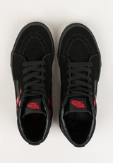 Sk8-Hi Kids logo-black-red Closeup2
