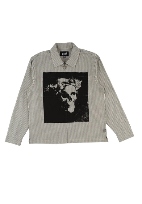 Crowned Printed Oxford black Vorderansicht