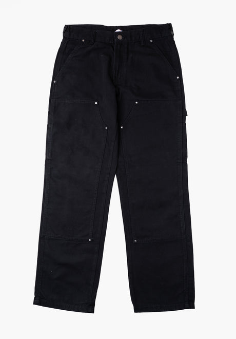 Double Knee Canvas Carpenter black Vorderansicht