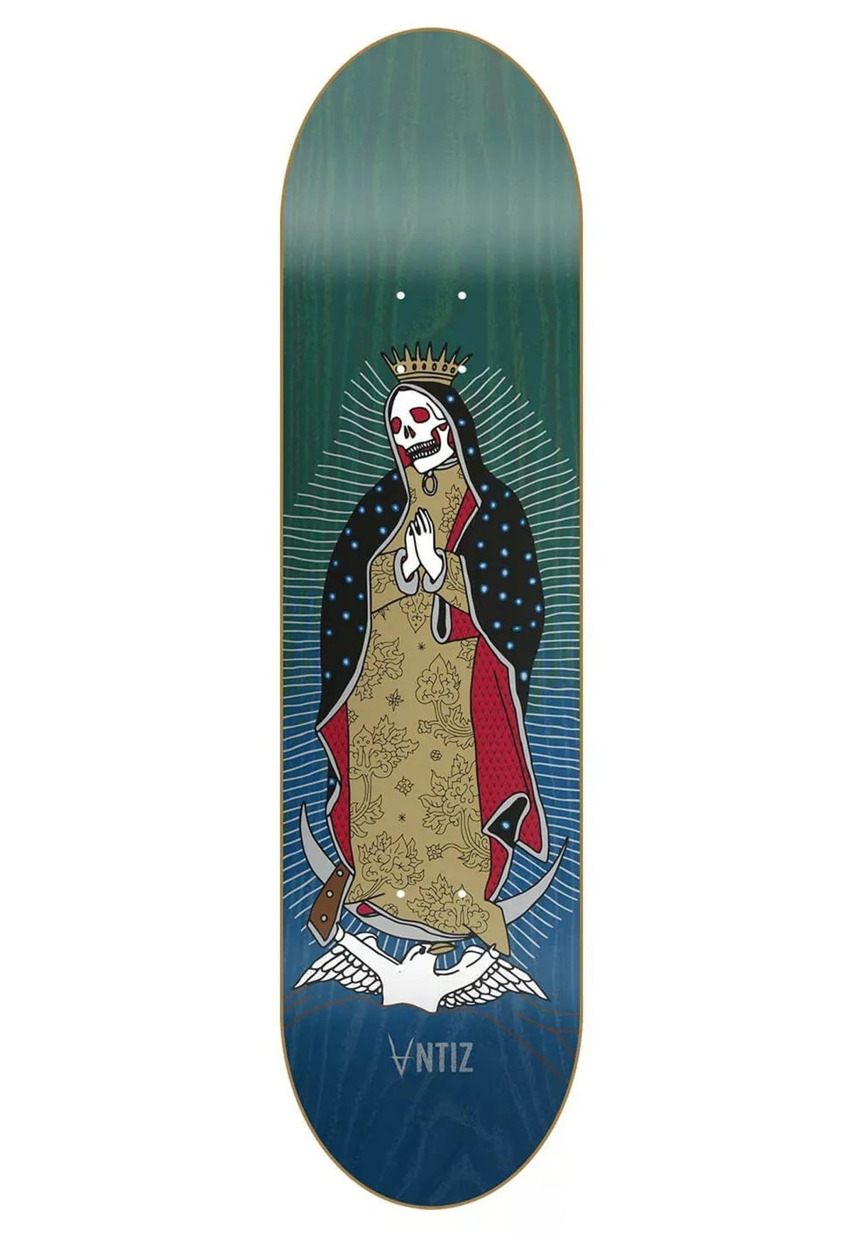 Maria green-blue Vorderansicht