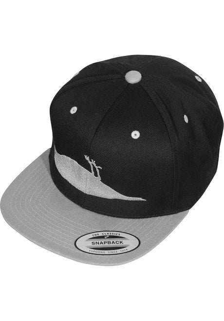 Bird Snapback black-grey Vorderansicht