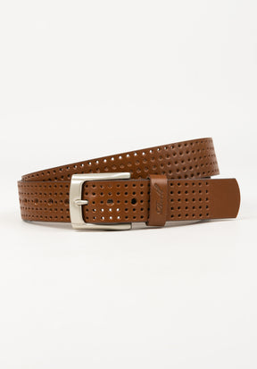 Punched brown Vorderansicht