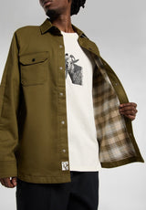 Mike Anderson Lined Flex Duck darkolive Closeup1
