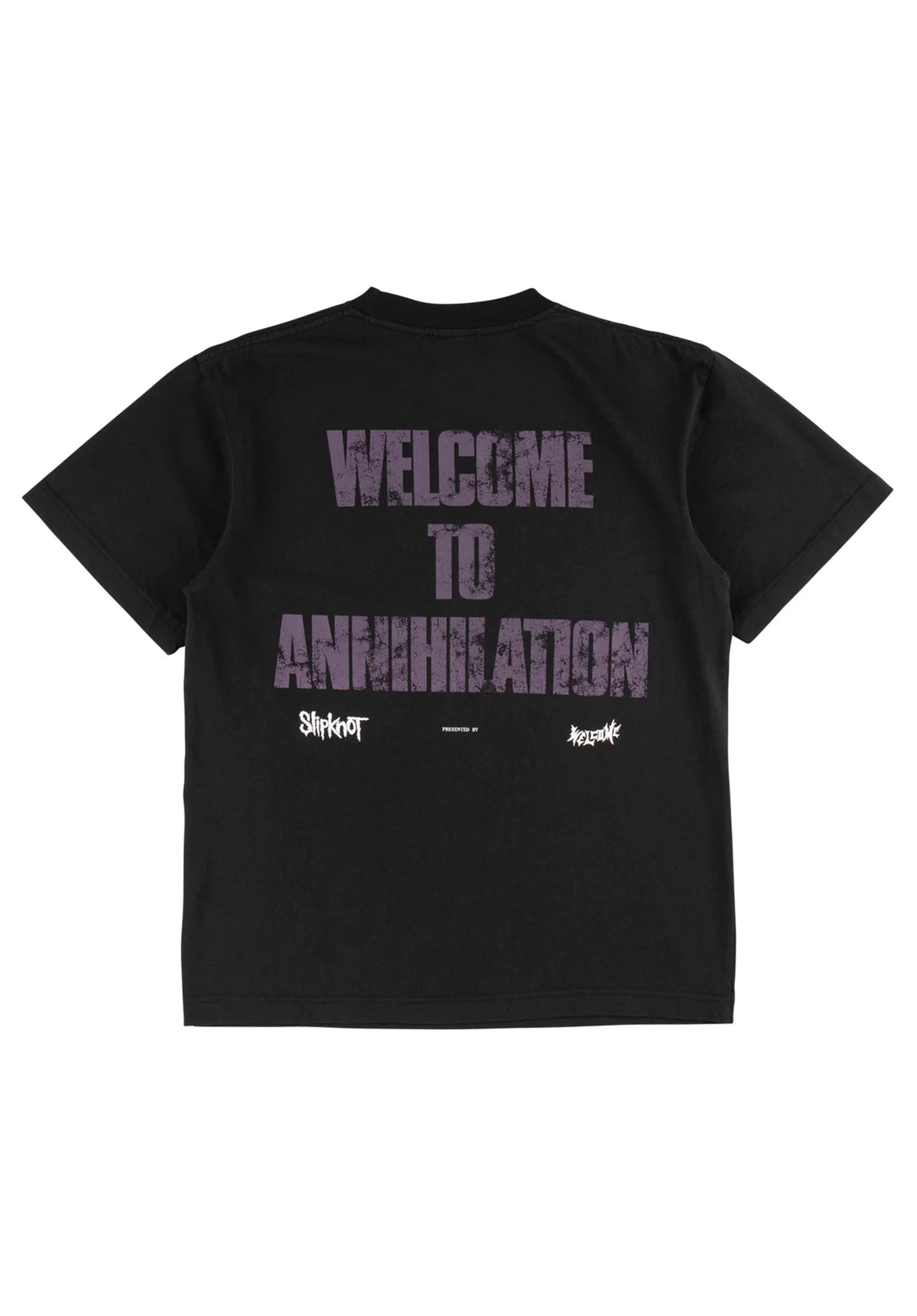 x Slipknot Annihilation Boxy Garment-Dyed black Rueckenansicht