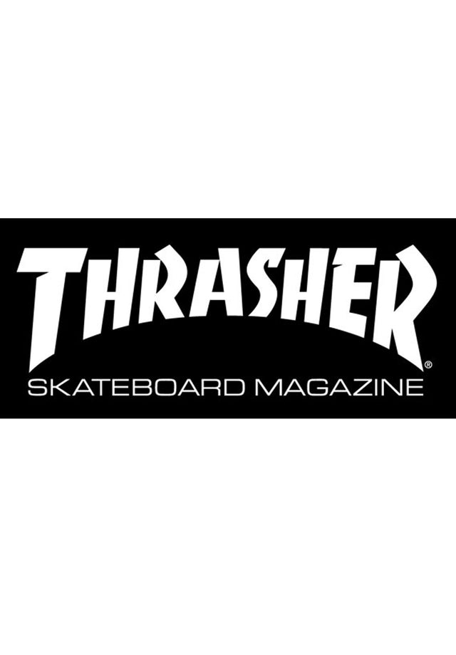 Skate Mag Medium Sticker 2-1/2 x 6 black Vorderansicht