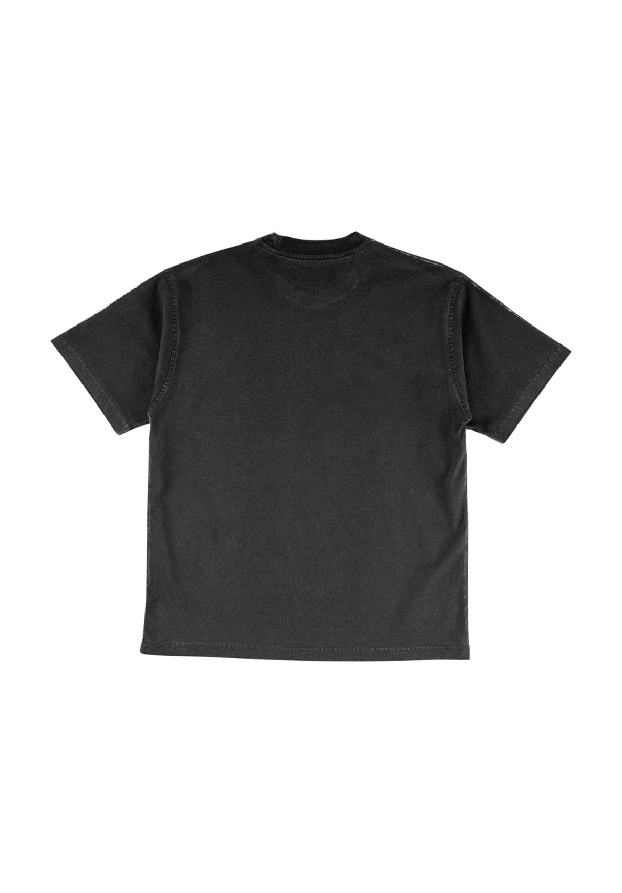 Screen Overprint Knit black-white Rueckenansicht