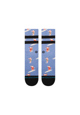 Surfing Santa Crew blue Rueckenansicht