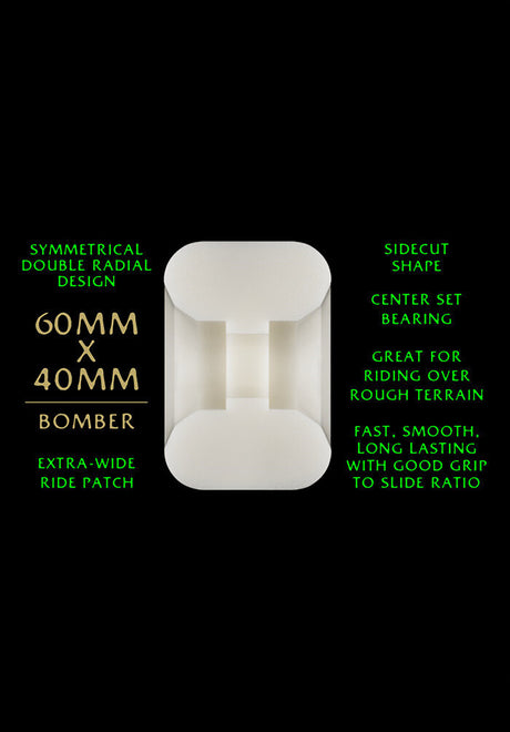 Dragons 88A Bomber Symmetrical Extra Wide Ride offwhite Rueckenansicht