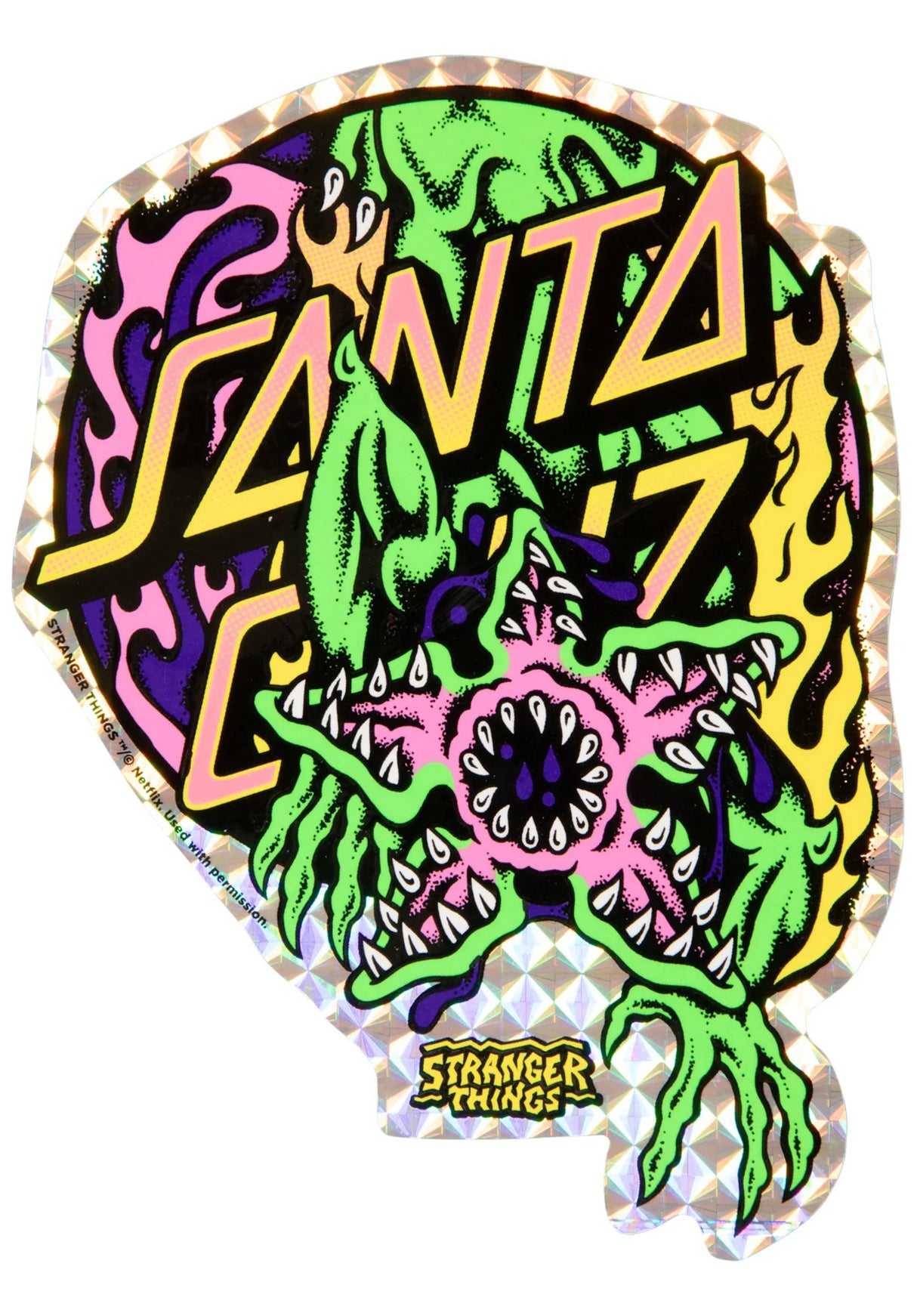 X Stranger Things Salba Demogorgon glow-in-the-dark Closeup2