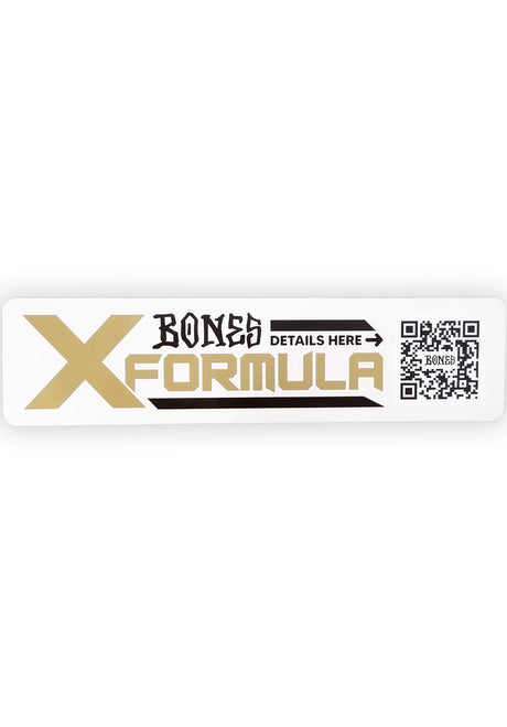 X-Formula POP Dealer Sticker white Vorderansicht