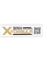 X-Formula POP Dealer Sticker white Vorderansicht