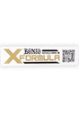X-Formula POP Dealer Sticker white Vorderansicht