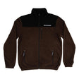 BTG Fleece Jacket darkbrown-black Vorderansicht