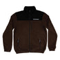 BTG Fleece Jacket darkbrown-black Vorderansicht