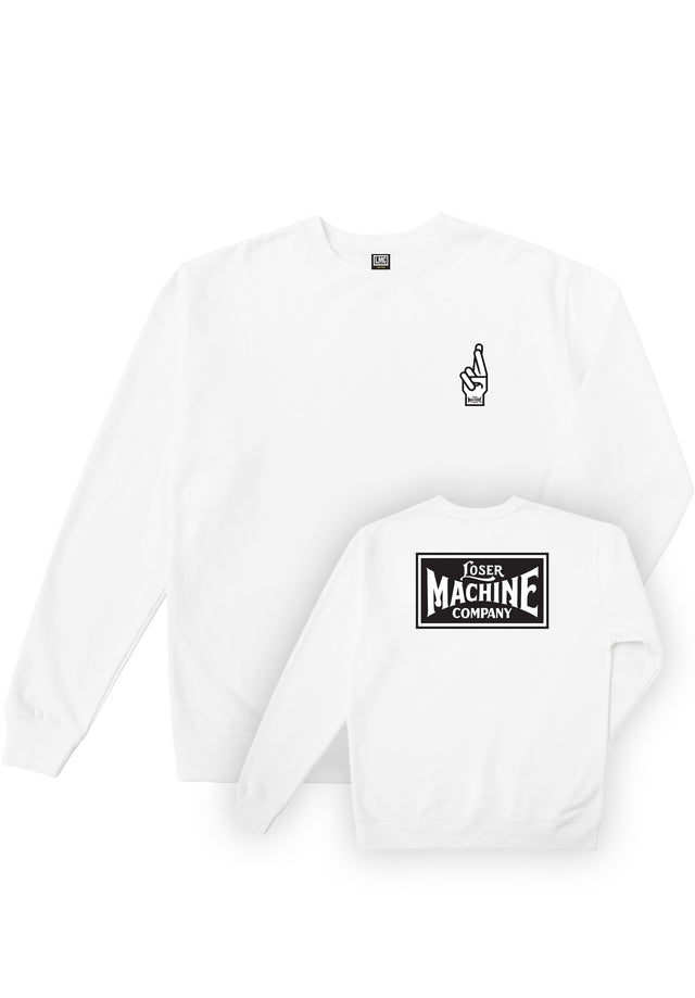New-OG Heavyweight Crew white Vorderansicht