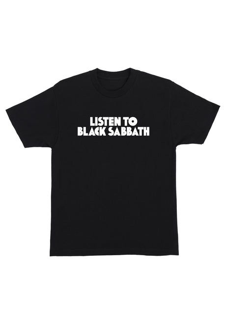 x Black Sabbath Listen to Black Sabbath black Vorderansicht