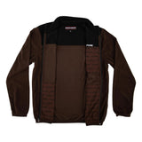 BTG Fleece Jacket darkbrown-black Closeup1