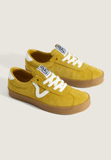 Sport Low pigsuede-heritagemustard Rueckenansicht