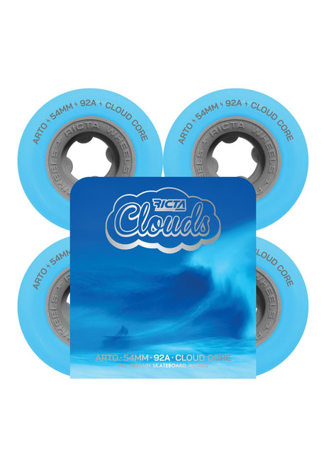 Ricta Arto Saari Clouds 92A Rolle lightblue-asphalt – Detailansicht 1