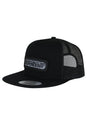 Sand Cast 5-Panel Mesh Structured High Snapback black Vorderansicht