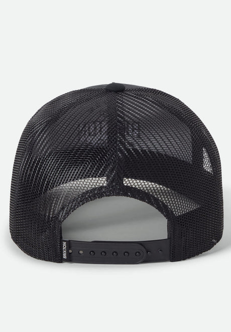 Brixton Fremont C NP MP Trucker Cap black-black – Rückenansicht