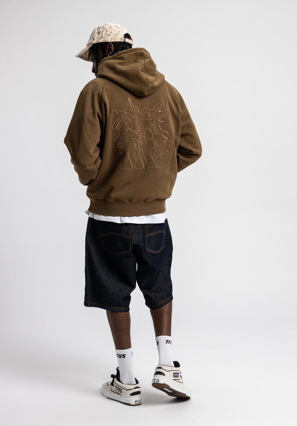 Spider olivefaded Oberansicht