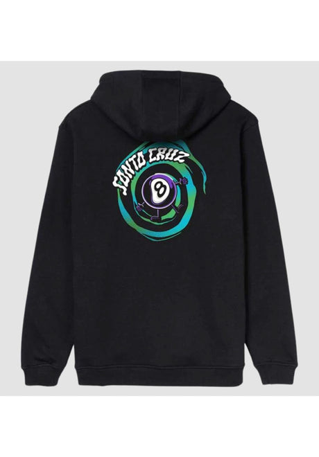Santa-Cruz Winkowski Vertigo Hoodie black – Rückenansicht