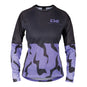 Seen Jersey Women black-violet flakes Vorderansicht
