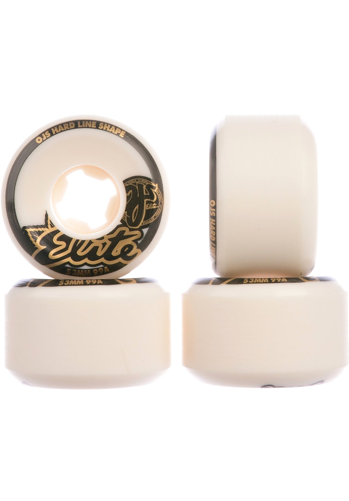 Elite Hardline Wide 99A white Rueckenansicht