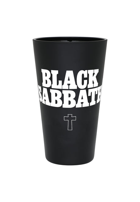x Black Sabbath Pint Glass black-frosted Vorderansicht