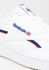 Club C 85 vegan white-classiccobalt-burgundy Unteransicht