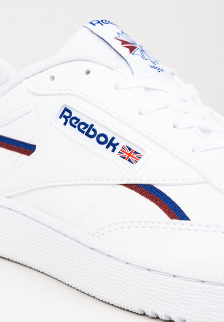 Club C 85 vegan white-classiccobalt-burgundy Unteransicht