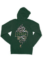 Golden Dragon Hood bottlegreen Vorderansicht