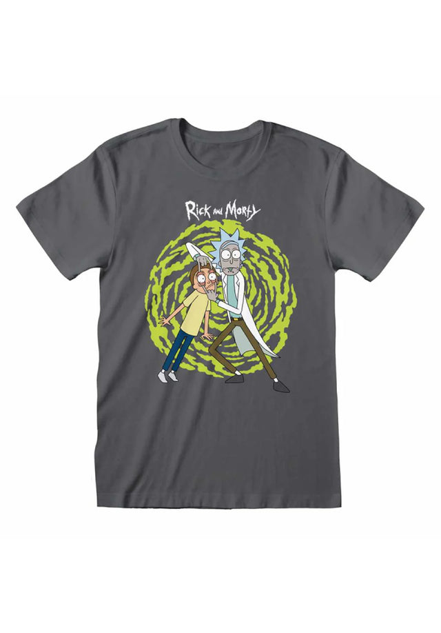 Rick And Morty - Spiral charcoal Vorderansicht