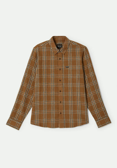 Charter Linen Blend washedcopper-whtiecapplaid Vorderansicht