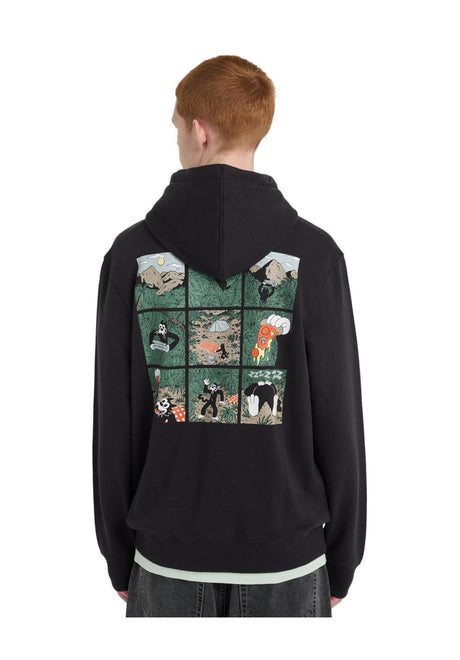 Element Picnic PO Hoodie offblack – Vorderansicht