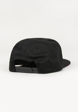 Classic Dot Snapback black Rueckenansicht
