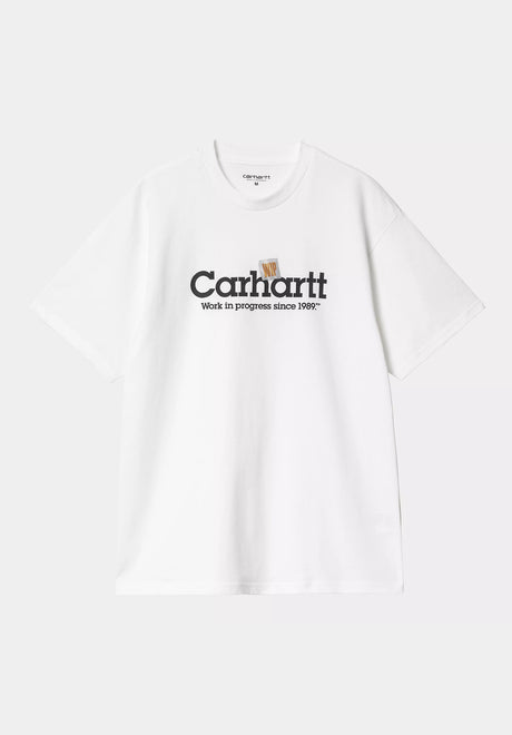 Label Script white Vorderansicht