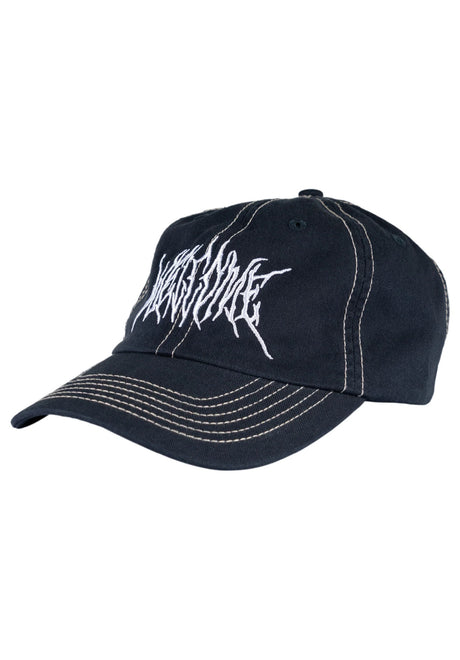 Welcome Caste 6-Panel Unstructured Cap navy-white – Vorderansicht