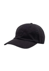 Tag 6-Panel Polo Snapback black-washed Vorderansicht
