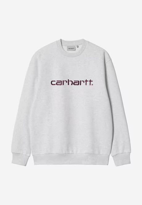Carhartt Sweatshirt ashheather-rondo Vorderansicht