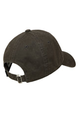 Lowcase Dad Cap offblack Rueckenansicht