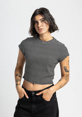 Simay black-white-striped Vorderansicht