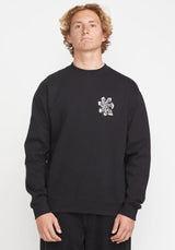 Watanite Crew black Rueckenansicht