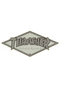 Diamond Logo Sticker 4-3/8 x 1-7/8 grey Vorderansicht