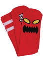 Monster Face red Vorderansicht