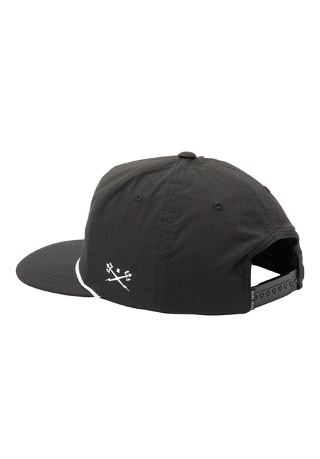 Wishin Nylon 5-Panel Unstructured Snapback black Rueckenansicht