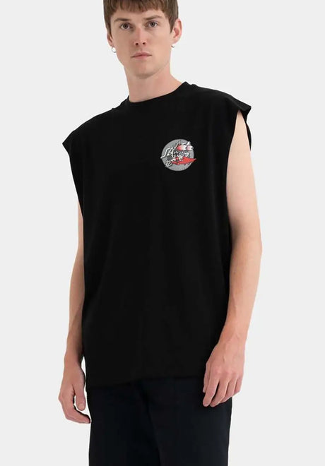Meek Slashed Dot Vest black Rueckenansicht