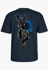 Chris Senn Police navy Rueckenansicht